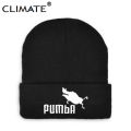 CLIMATE Funny Beanie Hat Lion King Pumba Winter Warm Knitted Hat Hakuna Matata Cool Black Knitted Winter Hat for Men Women. 