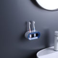 No punching bathroom electric toothbrush holder wall-mounted toothpaste toothbrush storage rack bathroom toothbrush set storage rack. 