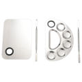 Makeup Mixing Palette Stainless Steel Cosmetic Palette Professional. 