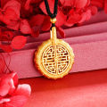 Shajin necklace, national tide, personality creativity, national style hollow pendant, woven rope chain jewelry, Yiwu accessories wholesale cross-border. 