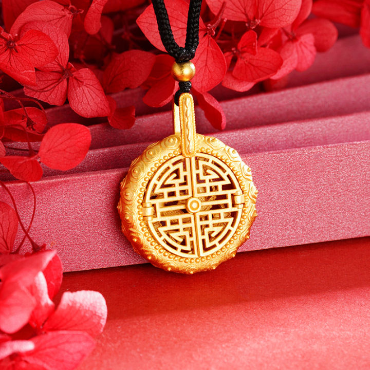 Shajin necklace, national tide, personality creativity, national style hollow pendant, woven rope chain jewelry, Yiwu accessories wholesale cross-border