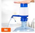 Manual Water Pump Dispenser For 19 liter Water Cans Large - Blue & White. 