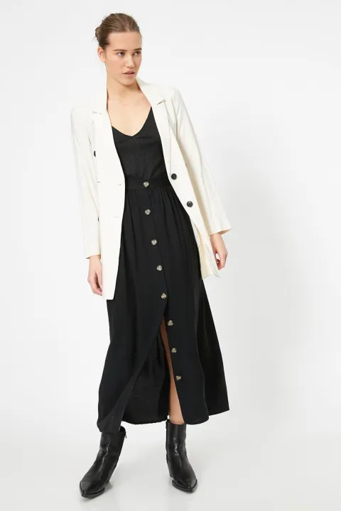 Koton%20Women's%20Black%20Skirt%200KAF70384GW%20-%20Image%203