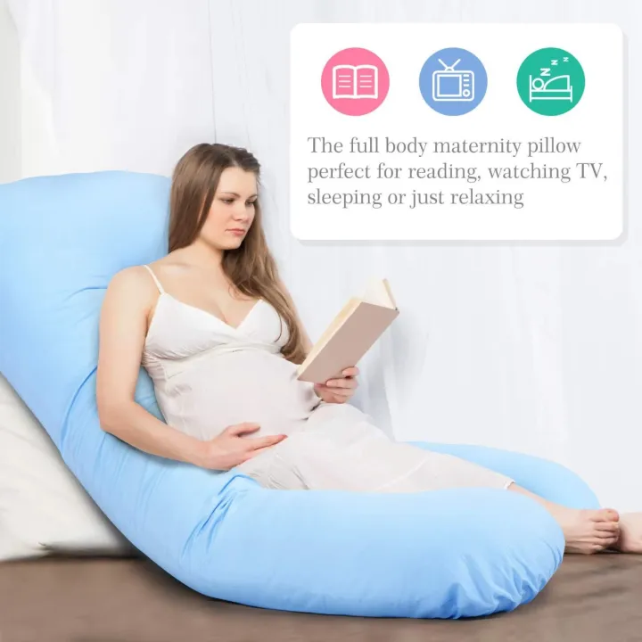 Maternity%20Pillow%20%7C%20Full%20Body%20Support%20Pillow%20Ball%20Fiber%20Filled%20%7C%20U-Shaped%20-%20100%25%20Premium.%20-%20Image%203