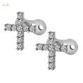 2pcs Dermal Tops And Base Stainless Steel Jewelry. 