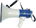 Power Megaphones ER-66 USB Series.ER-66 is a hand grip megaphone with detachable PTT microphone featuring 25 W power and 700 meters range with excellent intelligibility.Three models are available equipped with different functions including Siren (ER-66S),. 