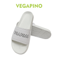 Vegapino Logo Slides Shoes Unisex Slip On Sandal Slipper. 