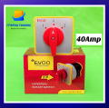 SOLO Change Over Switch 40Amp 2 Pole- Rotary Changeover Switch High Quality. 