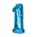 Happy Birthday Balloons & Bunting Banner Flag Theme Set For " I Am 1 Today " First Birth Day & Born Day Celebration Party Event Aluminum Foil Mylar, Sold Balloon Decoration Rooms, Lawn, Lounge, Halls Photo Booth Prop Decor Party Supplies Ballon. 