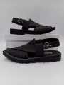 UStylish BrownThreadwork Pattern Thick Peshawari Sandal For Men. 