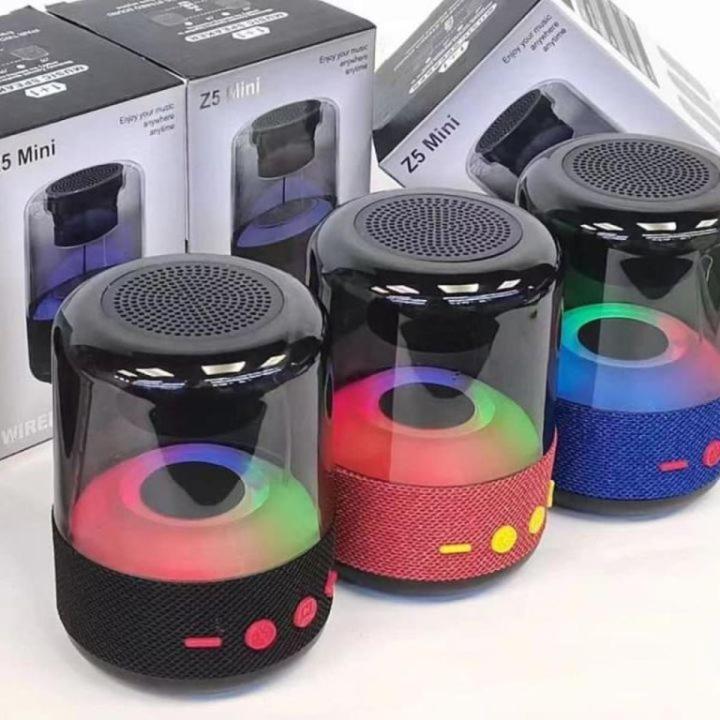 High Quality Z5 MINI RGB PORTABLE WIRELESS BLUETOOTH SPEAKER | Daraz.pk