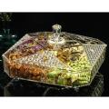 Acrylic Dry Fruit Tray wtih Cover - Beautiful Dish For Serving. 