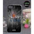 Infinix Zero 3 Mobile Cover Fire Style - Grey. 