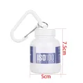 LANSEL 100ML Mini Protein Powder Bottle Portable Keychain Outdoor Tools/Multicolor. 