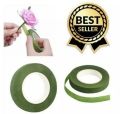 Green Floral Tape 30 Yards/Roll 12mm Floriculture Paper Tape Fun DIY Art Handcraft Floral Tape Flower Bouquets Stem Wrap Adhesive Tape. 
