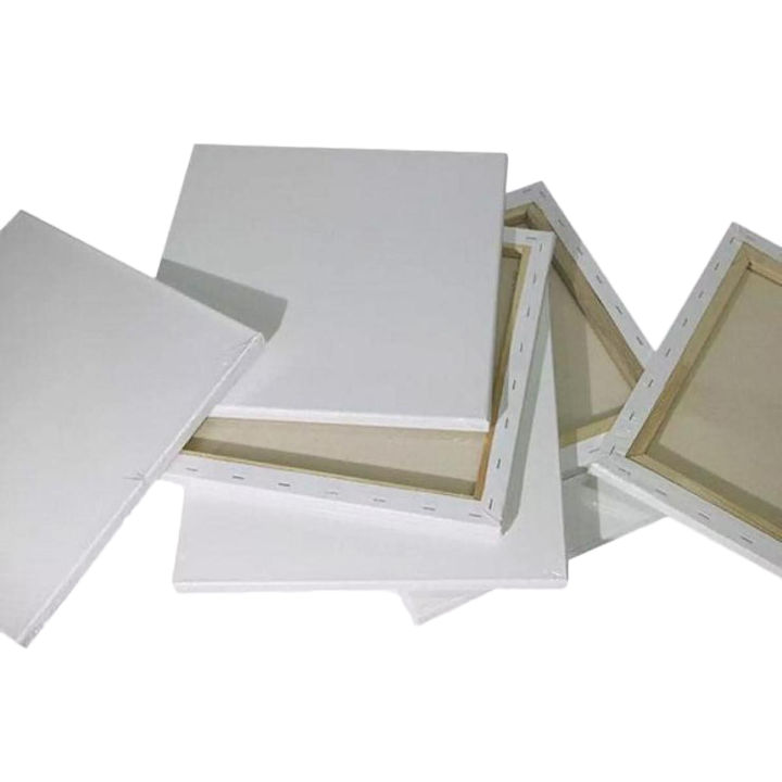 6 Pcs- Value Pack - 2 Size Mini Canvas Boards (3 pcs 6x6 Inches + 3 Pcs 8x8 Inches)