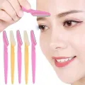 High-Quality Eyebrow Trimmer, Eyebrow Shaver, Blade, Eyebrow Shaper, Facial Hair Removal Tool, Women Beauty Makeup Tools, 3 Pcs.. 
