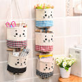 Plaid Dots Print Kitchen Wall Hanging Organizer Pocket Holder Storage Bag. 