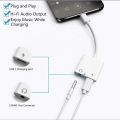 USB C to 3.5mm Headphone Audio Adapter | 2 in 1 USB C Headphone Splitter for Samsung ,Oppo ,Vivo & other Interface Type C Smart Phones  | USB C to 3.5mm AUX Audio Jack with Type C Charging jack Splitter | Type C AUX Audio & Charging Convertor. 