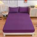 Jersey Fitted Bed Sheet With Pillow Covers. 
