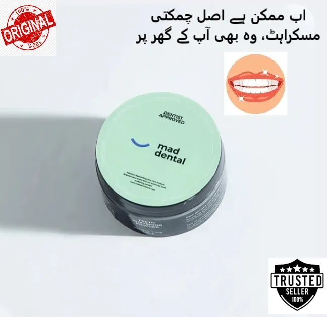High Quality Mad Dental Care | Dentist-Approved Teeth Whitening Powder ...