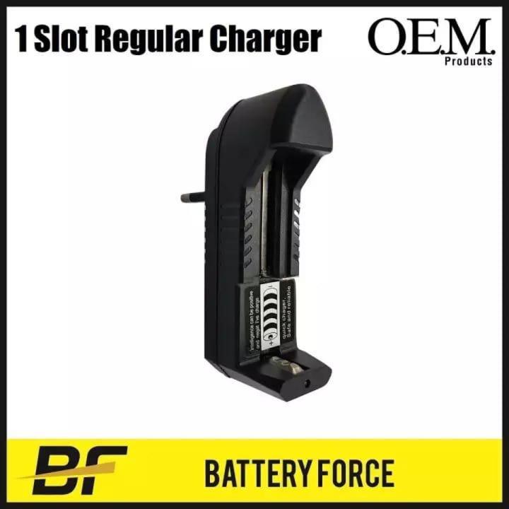 1 SLOT CHARGER FOR 4.2V 3.7V RECHARGEABLE LI-ION BATTERY BATERAI 18650