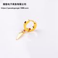 [ New ] Korean Style Awl Ear Clip Men's Earrings Black Personalized Domineering Earrings hopee Earrings. 