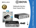 3 Years Warranty - BOYA BY-AM1 Dual-Channel Audio Mixer. 