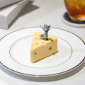 Hold Cheese Mouse Cake Decorating Accessories Children's Day Cat and Mouse Piece of Cheese Small Cake Cheese Mold. 