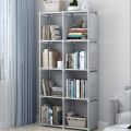 Foldable Bookshelf Open Bookcase, Space-Saving Storage Book Shelf Organizer Rack For Study Room, Office Library. 