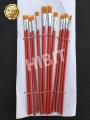 12 Multi shapes Artist Paint Brush Set For Water colour. 