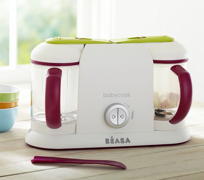 BEABA Babycook Duo Baby 4 in 1 food Maker-Steam Cooker Blender Baby Food Processor and Maker, Steam Cook and Blender, Baby Essentials, Dishwasher Safe