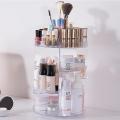 Large Capacity 360 Rotating Makeup Organizer Cosmetic Display Holder Stand. 