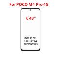 Screen Repair Outer Glass For Xiaomi POCO M6 M5 M5S M4 Pro 4G 5G M3 Front Touch Panel LCD Display Replace Repair Parts + OCA. 