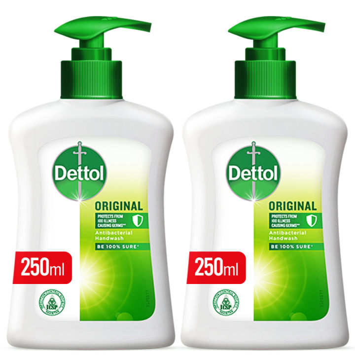 Dettol Handwash Pump Original 250ml - Pack of 2
