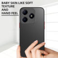 For Realme C63 Soft Skin Feeling Case Available in Five Colors for Realme C 63 Bare Metal Feel Edge Heightened Protection Anti-Drop Phone Case. 