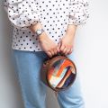 RangooN Top Handle Bags For Women Leather Crossbody Bags For Girls & Hand Bag Ladies Fashion Shoulder Bags For Girls Round Circle Sling Bags For Girls. 