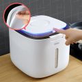 10 Kg Moisture-Proof Rice Grain Storage Box, Nano Bucket For Kitchen Container. 