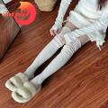 Vist Fox Thigh High Socks Sweat-absorbing Cosplay Warm Over Knee Socks. 