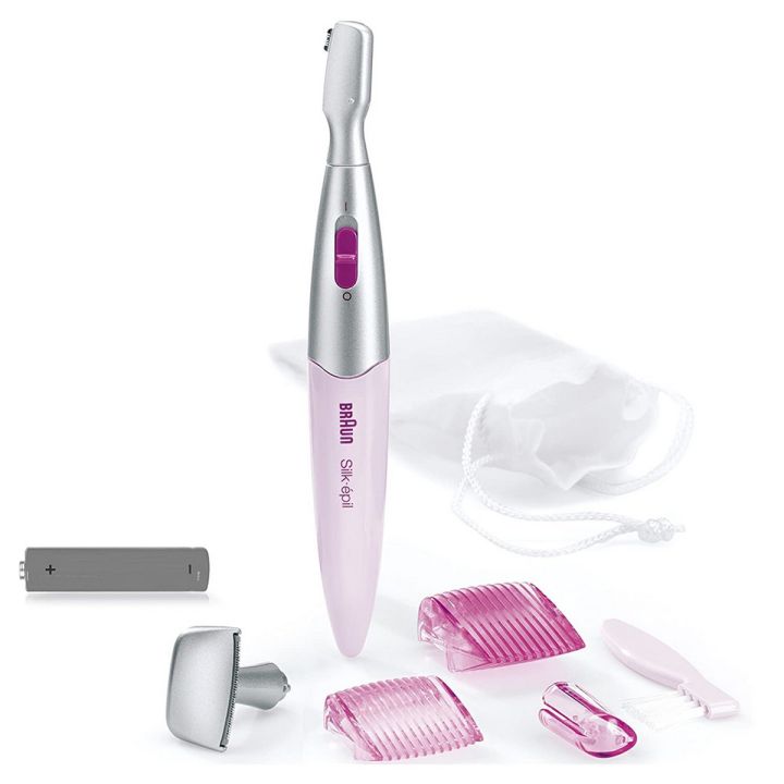 Braun FG1100 SilkFinish Precision Trimmer Shaver for Bikini Area and Hair Removal Tool for Women