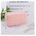 1pc Pink Pillow Design Cosmetic Bag Pencil Case Pen Pouch Large-capacity Student Storage Pencil Case D R3046. 
