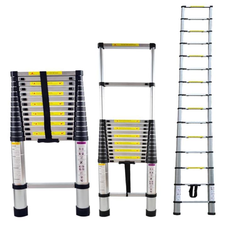 Extendable Step Ladder 3.8 Meter (13 Feet) 13 steps Telescopic Aluminum Ladder