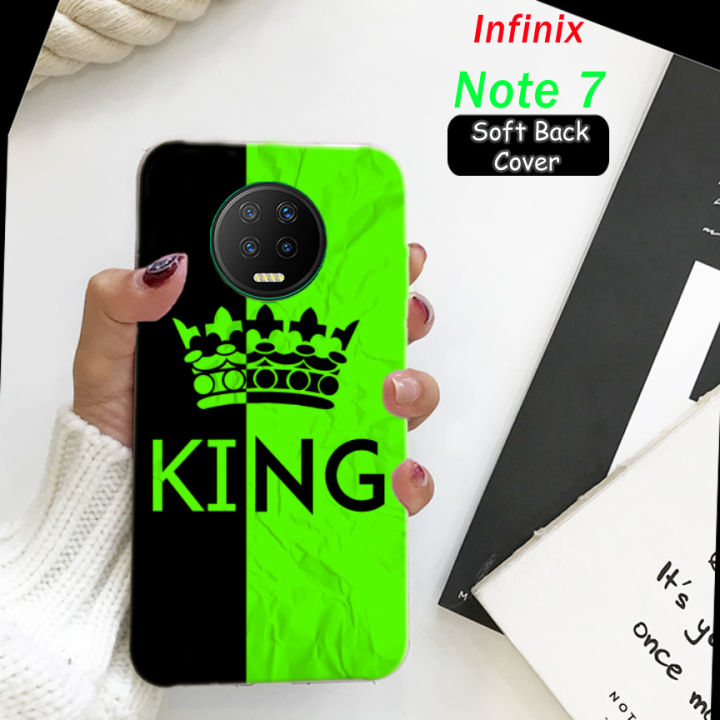 Infinix Note Pouch Cover King Soft Back Cover Case For Infinix