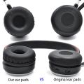 fol Replacement Leather Ear Pads Cushion Cover Earpads for Jabra Evolve 20 20se 30 30II 40 65 Headset. 