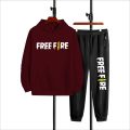 New Arrival Free Fire logo Hoodie And Trouser winter track for men. 