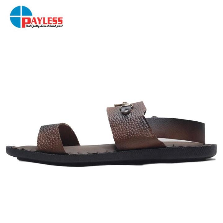 men sandal cow leather payless color brown