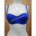 Women Push Up Bra Half Cup Padded Underwire With Removable straps Extra Support Lace Everyday Comfort. 