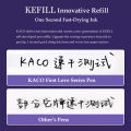 KACO First Love Galaxy 0.5mm Gel ink Pen Smooth Writing Fine Point Dual Ball Nib Signature Cute Kawaii Rotary Pens Gift. 