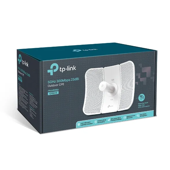 TP-Link%20Wi-Fi%20Outdoor%20Range%20Extender%20CPE610%20/%20CPE710%2017km%205GHz%20300Mbps%2023dBi%20Outdoor%20CPE%20-%2018%20Months%20Brand%20Warranty%20-%20Image%204