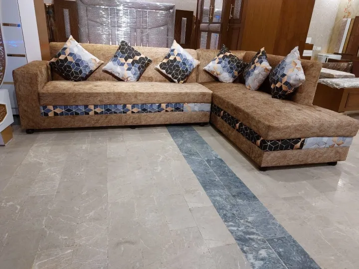 Metro%20Furniture%20Turkish%20Fabric%20L%20Shape%206%20Seated%20Sofa%20Tufted%20Seats%20Printed%20Cushions%20&%20Border%20-%20Image%202